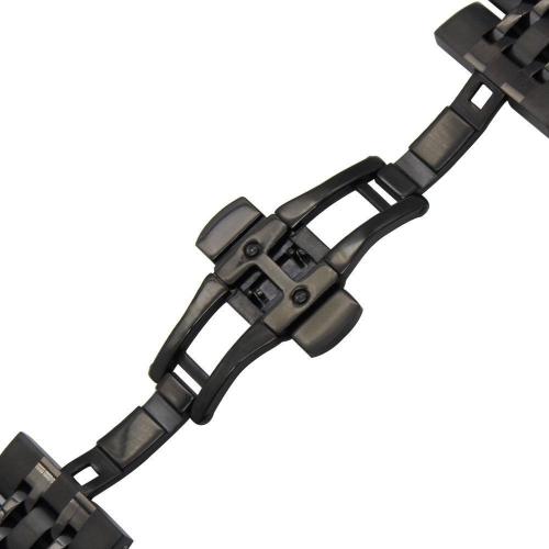 Браслет BeWatch Mobvoi TicWatch Pro 3 | Huawei Watch GT 2 46mm | GT 2 Pro 22мм сталевий Link Чорний (1021401) Браслет BeWatch Mobvoi TicWatch Pro 3 | Huawei Watch GT 2 46mm | GT 2 Pro 22мм сталевий Link Чорний (1021401)