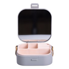 Міні-скринька для прикрас YIWU Mini Box 9x9x3.8 см Сірий (HP-5-27G)