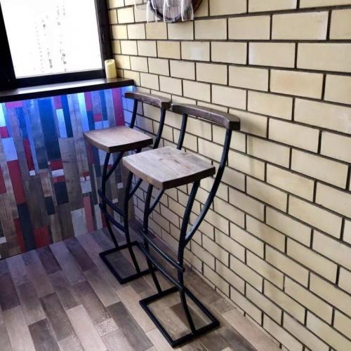 Барний стілець GoodsMetall у стилі ЛОФТ 750х350х350  Барний стілець GoodsMetall у стилі ЛОФТ 750х350х350