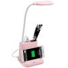 Світильник світлодіодний usb з утримувачем для телефону OPT-TOP Multifunctional desk lamp 1200mah Рожевий (1777401089)