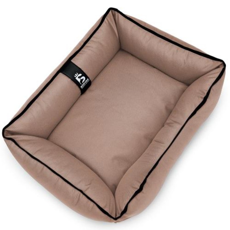 Лежак ліжко для собак та котів EGO Bosyak Waterproof S 65x55 Кава з молоком (спальне місце для собак та котів)