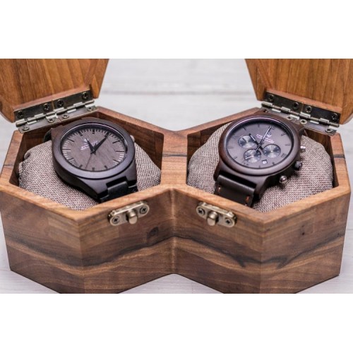 Бокс для наручних годинників ecoWalnut 7.3х18.8х10.9 см Бокс для наручних годинників ecoWalnut 7.3х18.8х10.9 см