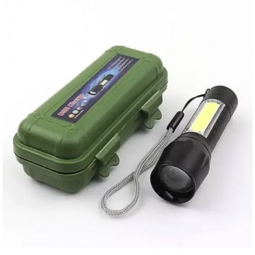 Ручний ліхтар X-BALOG BL-513-XPE+COB zoom + microUSB + 3 режими Ручний ліхтар X-BALOG BL-513-XPE+COB zoom + microUSB + 3 режими