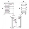 Комод МГ-1 тумба-2 Компанит яблуня