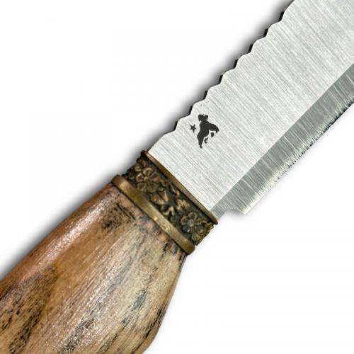 Мисливський подарунковий ніж ручної роботи Gorillas BBQ сталь 50х14мф KN97 (5213) Мисливський подарунковий ніж ручної роботи Gorillas BBQ сталь 50х14мф KN97 (5213)