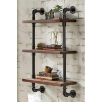 Полиці навісні з труб GoodsMetall у стилі LOFT 700х600х200 ПТ1 Полиці навісні з труб GoodsMetall у стилі LOFT 700х600х200 ПТ1