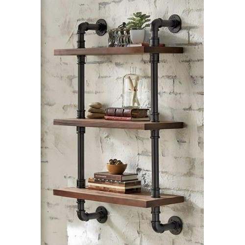 Полиці навісні з труб GoodsMetall у стилі LOFT 700х600х200 ПТ1 Полиці навісні з труб GoodsMetall у стилі LOFT 700х600х200 ПТ1