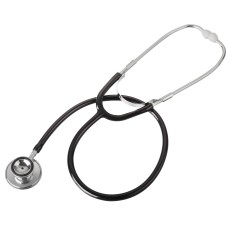 Професійний стетоскоп із двосторонньою головкою Promedica SE-10 Чорний