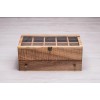 Бокс на стіл для зберігання наручних годинників з подушечками ecoWalnut 14.9х34.2х18 см