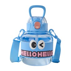 Дитяча пляшка для води YIWU Hello-Hello 680 мл Блакитний (HP-14-46BL)