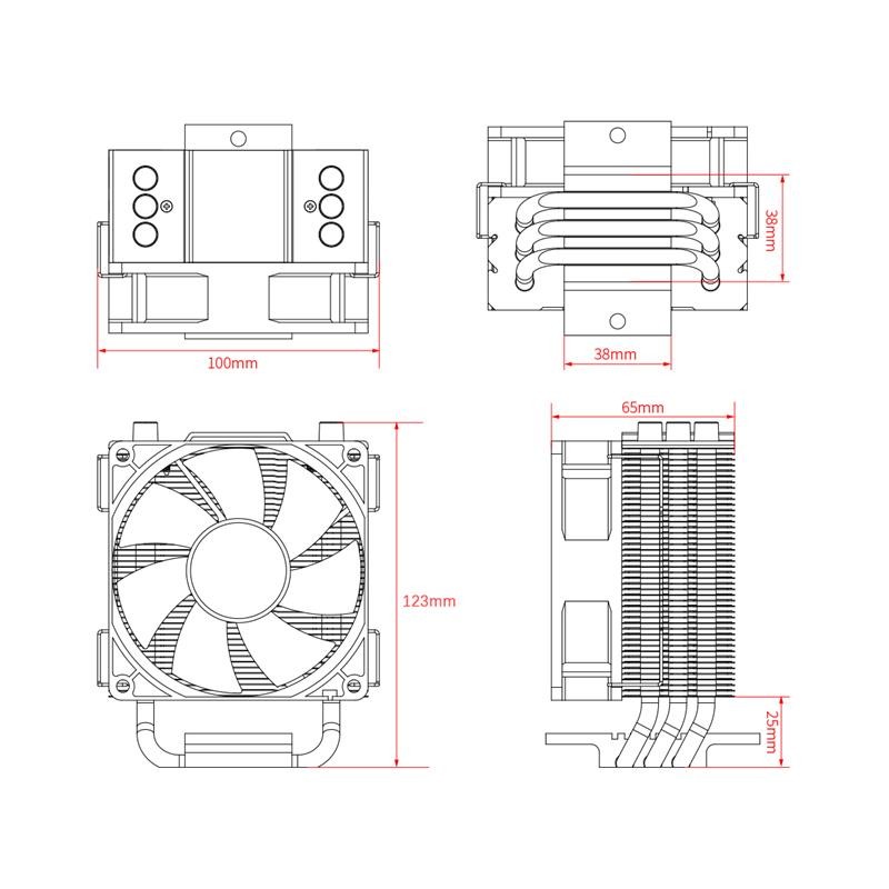 Кулер процесорний ID-Cooling SE-903-XT 4-pin PWM