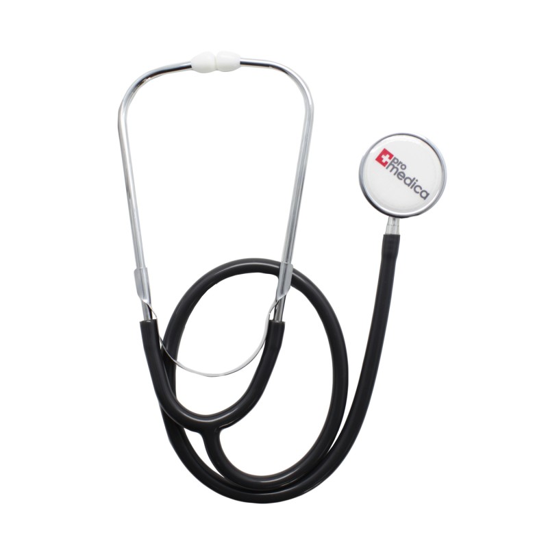 Професійний стетоскоп із двосторонньою головкою Promedica SE-10 Чорний
