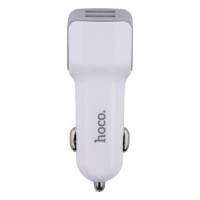 Авто зарядний пристрій Hoco Z23 2USB Lightning колір Білий Авто зарядний пристрій Hoco Z23 2USB Lightning колір Білий