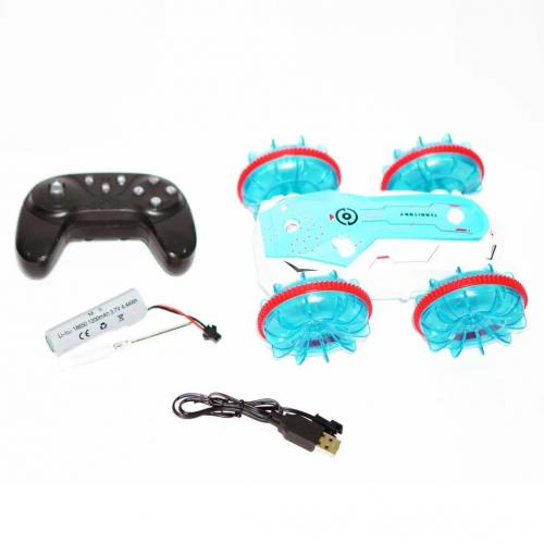 Машинка-амфібія Stunt Car 1841-2 з парогенератором та пультом ДУ Blue Машинка-амфібія Stunt Car 1841-2 з парогенератором та пультом ДУ Blue