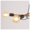 Люстра TK Lighting Helix Коричневий Чорний (TK4949)