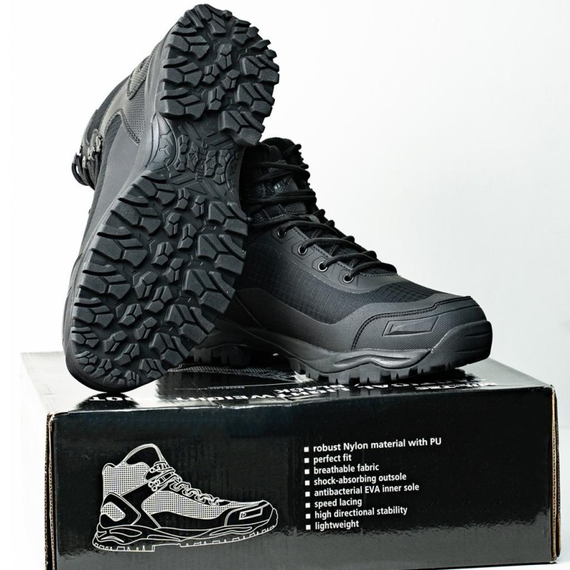 Тактичні черевики Mil-Tec Tactical Boots Lightweight 12816002 44 Чорний (1889654708)