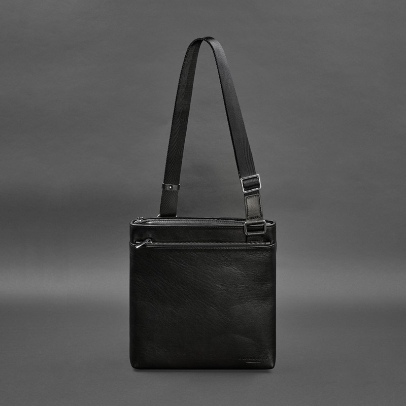 Сумка-планшет для прихованого носіння пістолета Чорна Краст BlankNote