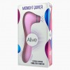 Вібратор і вакуумний стимулятор Alive Midnight Quiver Pink - іграшка 2 в 1 в інтернет супермаркеті PbayMarket!