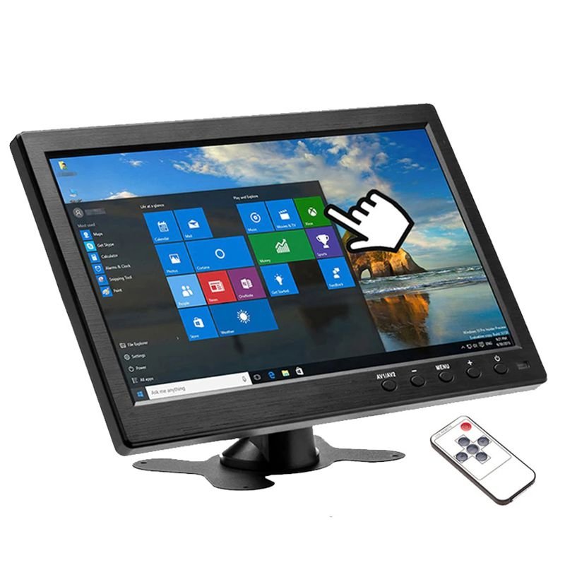 Автомобільний монітор в машину 10 дюймів для камери заднього виду Podofo K101, 1024х600, AV, HDMI, VGA