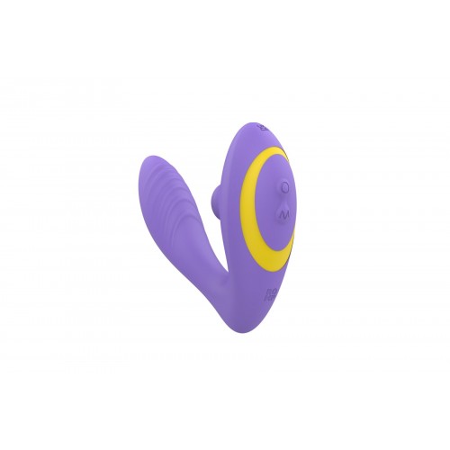 Вакуумний вібратор Romp Reverb Lilac, вагінально-кліторальний