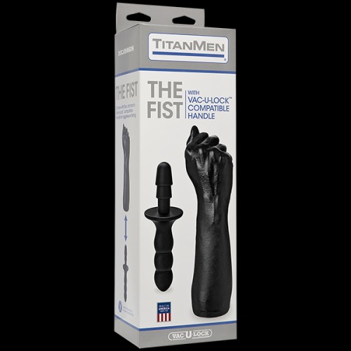 Кулак для фістинга Doc Johnson Titanmen The Fist with Vac-U-Lock Compatible Handle, діаметр 7,6 см в інтернет супермаркеті PbayMarket!