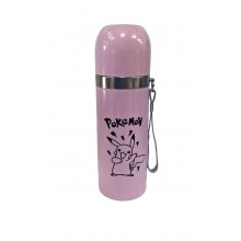 Дитячий термос нержавіюча сталь Pokemon EL-188 (350 ml) Рожевий