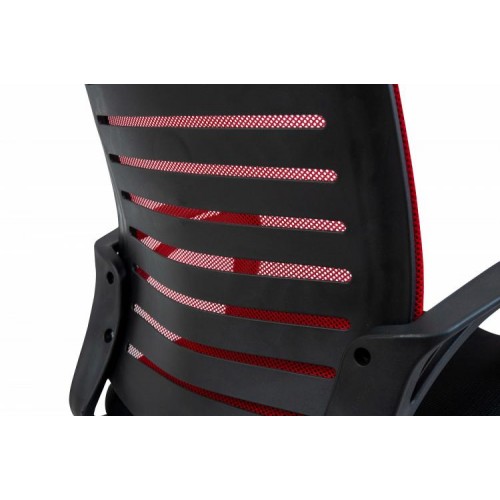 Офісне крісло керівника Richman Флеш Сітка Хром М1 Tilt Чорно-Червоне Офісне крісло керівника Richman Флеш Сітка Хром М1 Tilt Чорно-Червоне