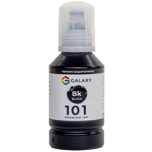 Чорнило Galaxy 101/110 Epson 140 мл Black Pigment (10457) Чорнило Galaxy 101/110 Epson 140 мл Black Pigment (10457)