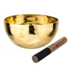 Співоча чаша Тибетська Singing bowl Ручна холодна ковка 23/23/10.5см Бронза полірована (27399) в інтернет супермаркеті PbayMarket!