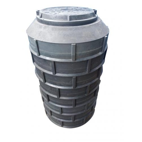 Набір колодязя полімерпіщаного (дно, кільця 8 шт, конус, люк 1 т.) Набір колодязя полімерпіщаного (дно, кільця 8 шт, конус, люк 1 т.)