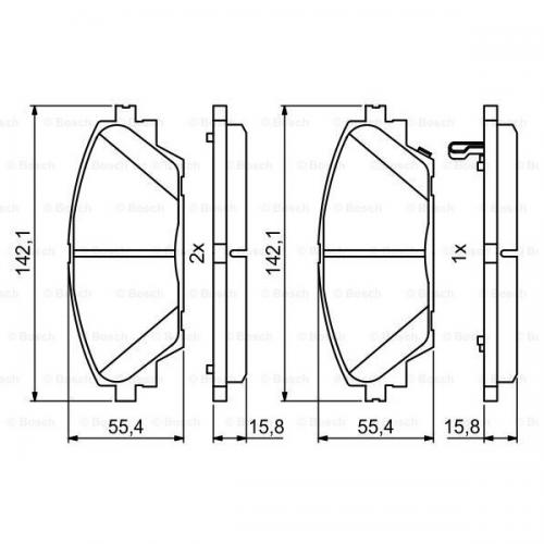 Колодки гальмові Bosch дискові передні MAZDA 3/Axela/CX-3 F 0986494804 в інтернет супермаркеті PbayMarket!