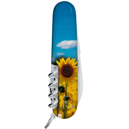Складаний ніж Victorinox Camper Ukraine 91 мм 14 функцій Соняшники та метелик (1.3613.7_T3200pw) Складаний ніж Victorinox Camper Ukraine 91 мм 14 функцій Соняшники та метелик (1.3613.7_T3200pw)