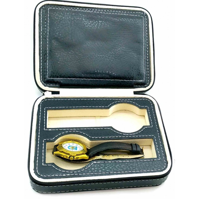 Дорожній футляр для 4 годин Duke на блискавці чорний (DN32752)