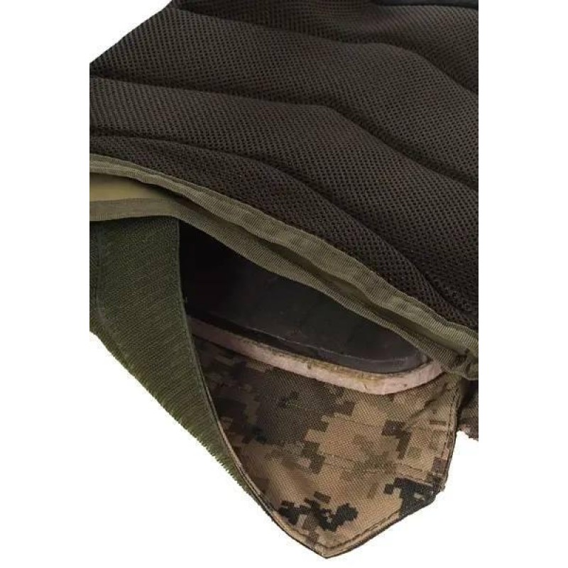 Плитоноска без плит з підсумками No Brand Molle One Size Мультикам (1833908812)