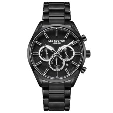 Наручний годинник чоловічий Lee Cooper London Black Чорний (3448)