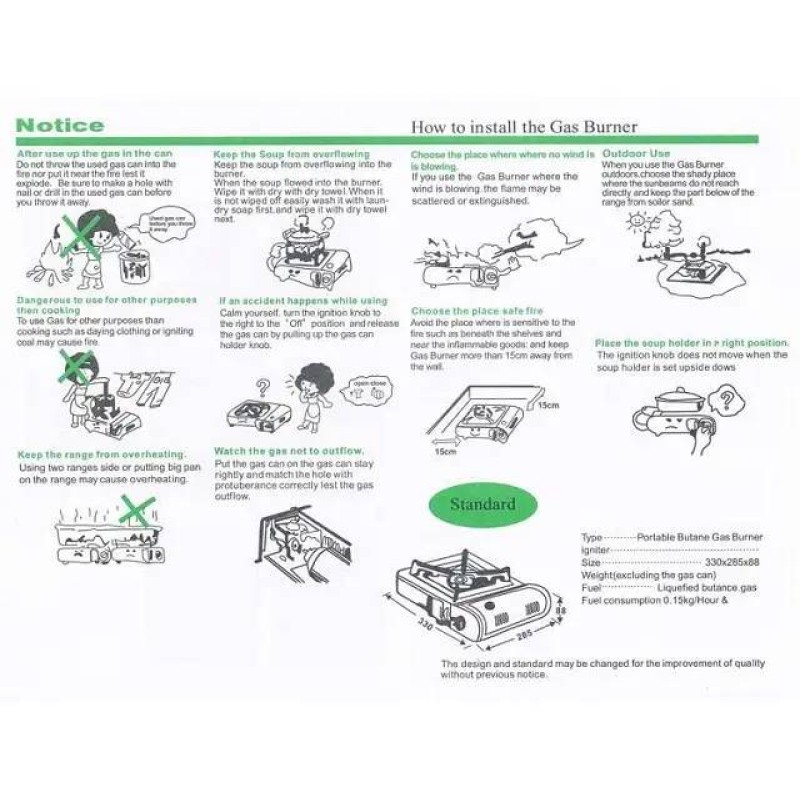 Плитка газова портативна туристична в кейсі Arise BDZ-155-A