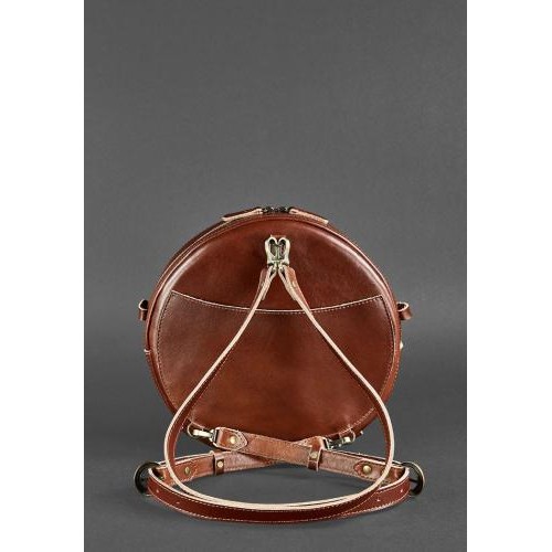 Кругла сумка-рюкзак BlankNote Коньяк (BN-BAG-30-k) Кругла сумка-рюкзак BlankNote Коньяк (BN-BAG-30-k)