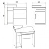 Стіл комп'ютерний СКМ-1 Компанит Вільха