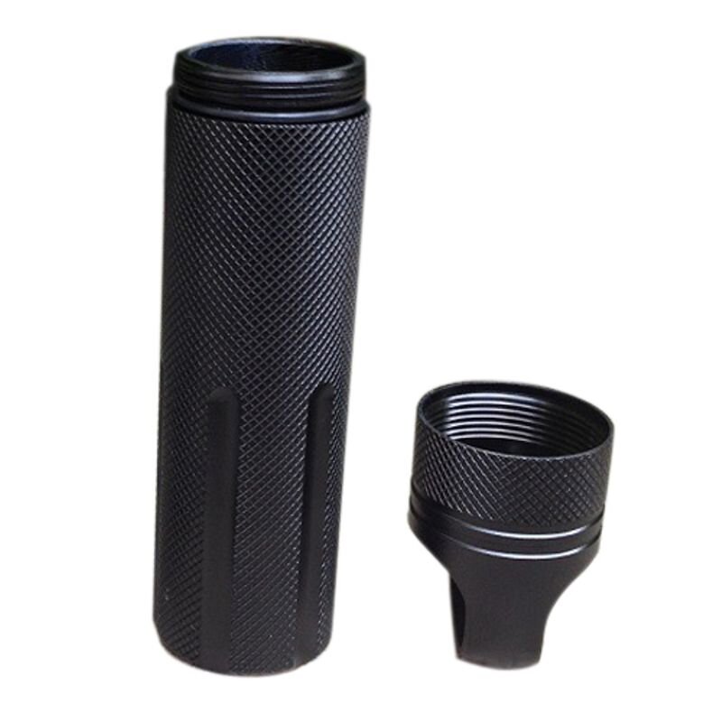 Тубус для зберігання речей водонепроникний з аерокосмічного алюмінію Gymtop SPB-3, чорний