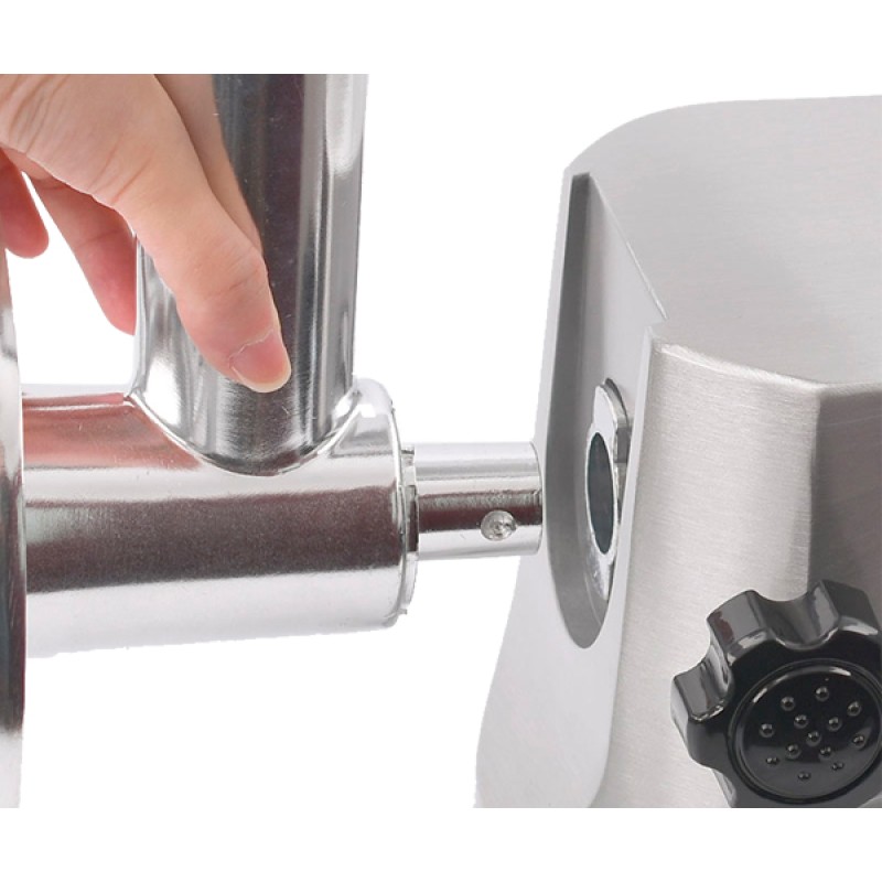 М'ясорубка електрична з реверсом Lexical LMG-2003 срібляста 2000W (LMG-2003_3285)