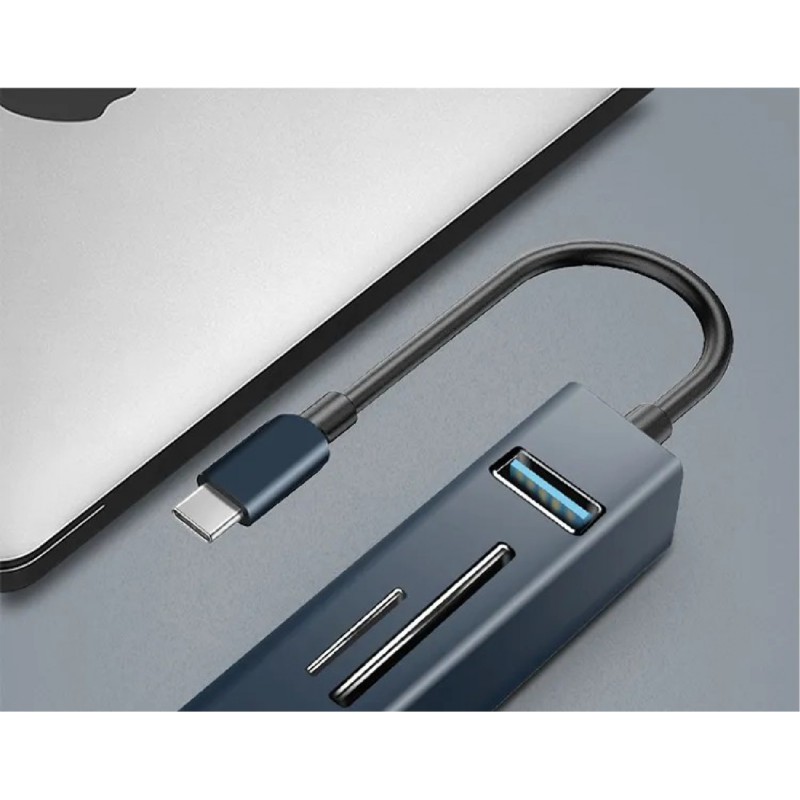 USB-хаб XON SmartLink SD + USB3.0 + 2хUSB2.0 Black (XUCHP051322B)