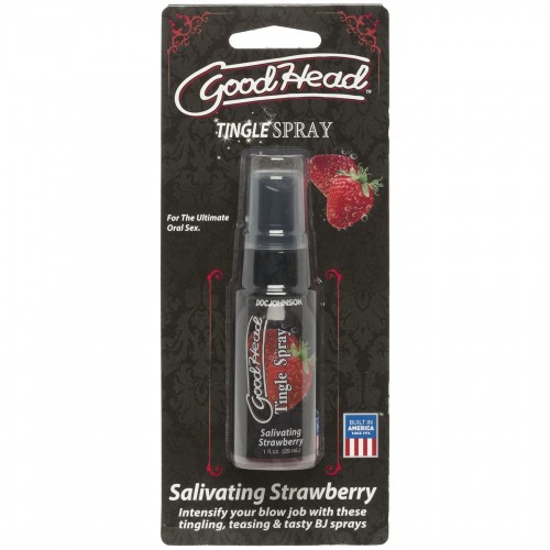 Спрей для мінету Doc Johnson GoodHead Tingle Spray - Strawberry (29 мл) із стимулюючим ефектом в інтернет супермаркеті PbayMarket! Спрей для мінету Doc Johnson GoodHead Tingle Spray - Strawberry (29 мл) із стимулюючим ефектом в інтернет супермаркеті PbayMarket!