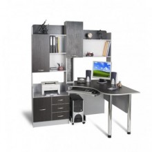 Комп'ютерний стіл кутовий Тиса СК-10 Алюміній-Венге магія