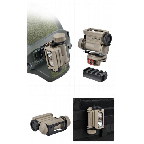 Ліхтар тактичний Sidewinder Compact II на шолом CR123A Койот (2688318899) Ліхтар тактичний Sidewinder Compact II на шолом CR123A Койот (2688318899)