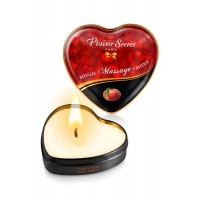 Масажна свічка серця Plaisirs Secrets Peach 35 мл (SO1872)