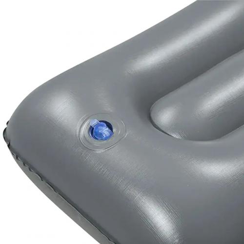 Надувна подушка Bestway кемпінгова 42х26х10 см Сірий (454941 grey) Надувна подушка Bestway кемпінгова 42х26х10 см Сірий (454941 grey)