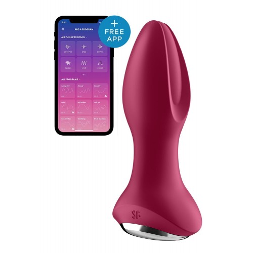 Анальна смарт вібропробка із перлинним масажем Satisfyer Rotator Plug 2+ Violet в інтернет супермаркеті PbayMarket!
