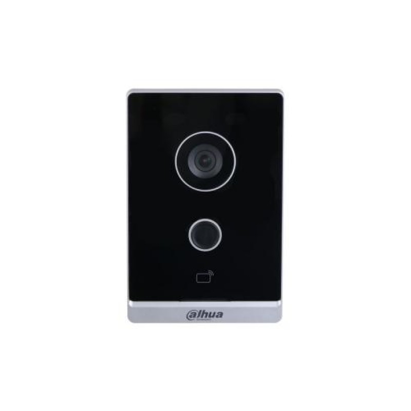 Wi-Fi відеопанель Dahua DHI-VTO2211G-WP-S2 Mifare 2 Мп Чорно-сріблястий (301979)