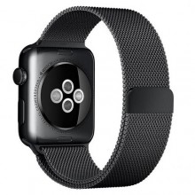 Ремінець Milanese Loop Strap для Apple Watch 38/40mm Dark Grey