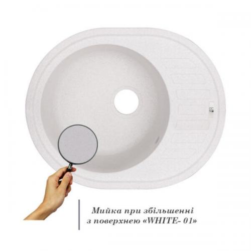 Кухонна мийка Lidz 620x500/200 WHI-01 (LIDZWHI01615500200) в інтернет супермаркеті PbayMarket!